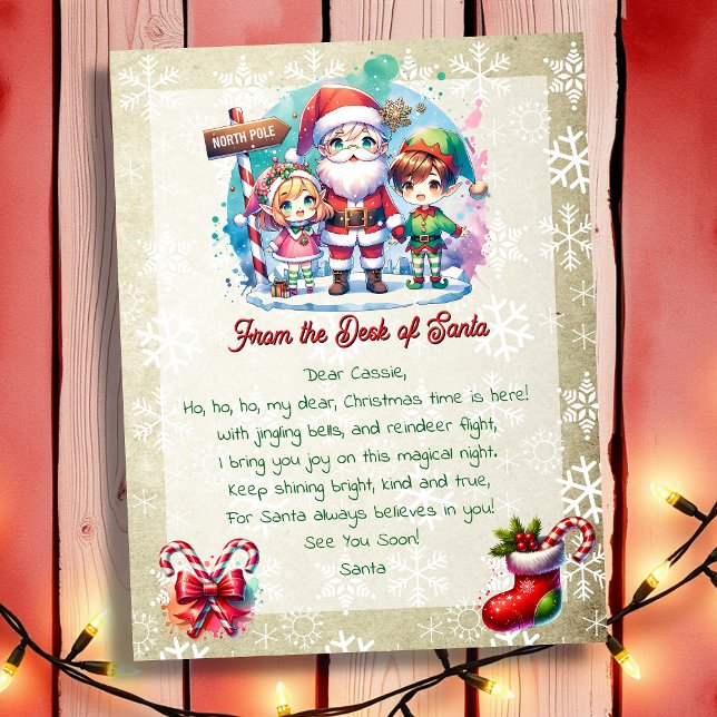 Du bureau de Père Noël pour les enfants | Caricatu (Créateur téléchargé)