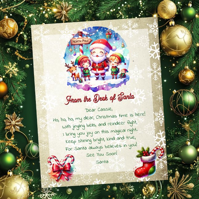 Du bureau de Père Noël pour les enfants | Caricatu (Créateur téléchargé)