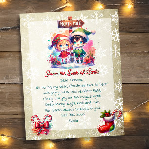 Du bureau de Santa pour les enfants   Anime Elfe