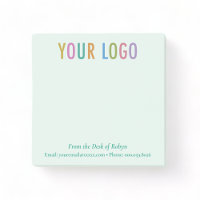 Du bureau des notes Post-it® avec logo vert