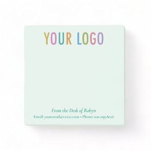 Du bureau des notes Post-it® avec logo vert