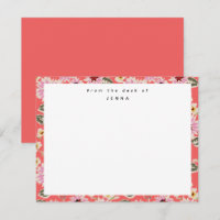 Du Bureau Du Modèle Floral Vibrant