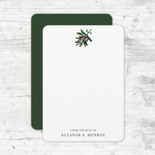 Du Bureau Du Nom Mistletoe De Vacances Cartes De N