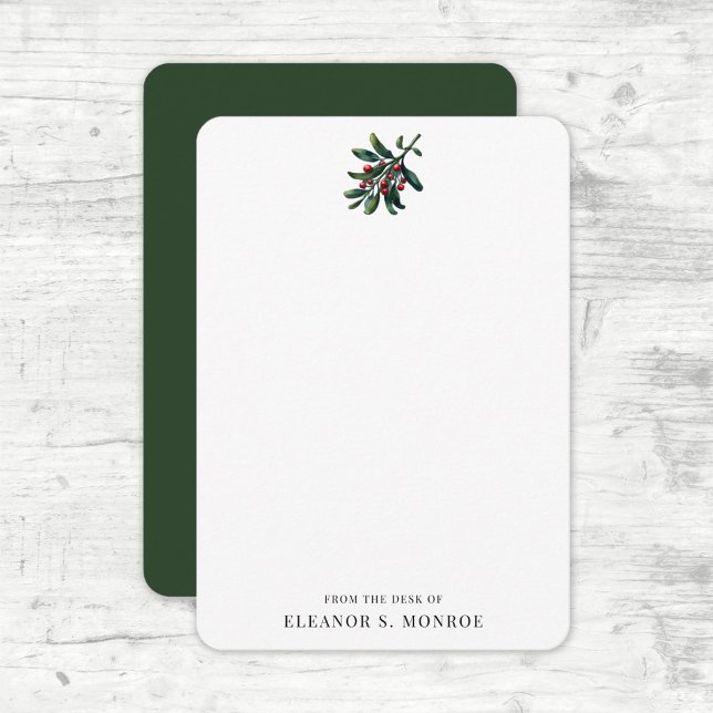 Du Bureau Du Nom Mistletoe De Vacances Cartes De N (Créateur téléchargé)