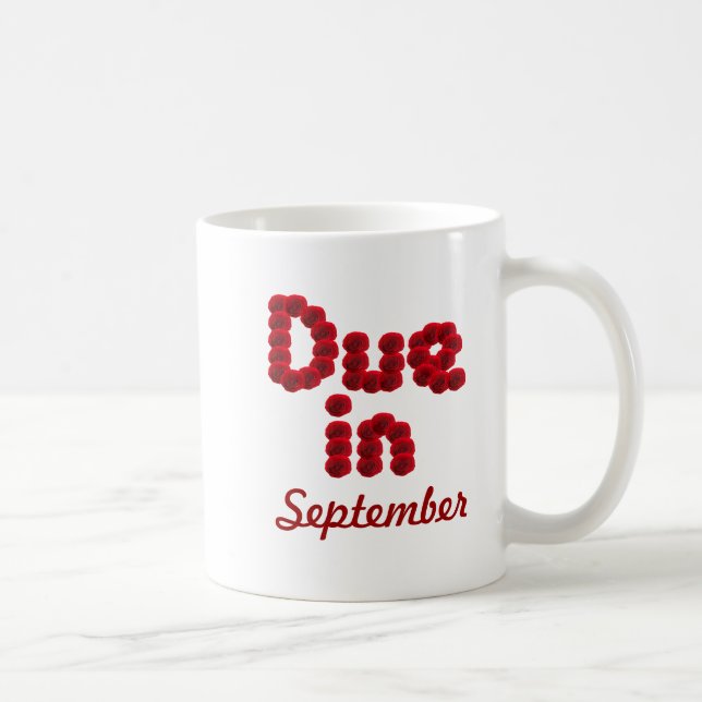 Dû en septembre Mug (Droite)
