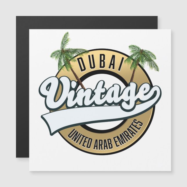 Dubaï Vintage Émirats arabes unis  (Devant / Derrière)