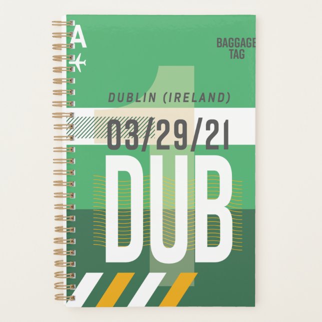 Dublin - Planificateur de voyage 2026 (Devant)