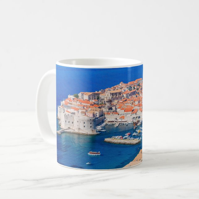 Dubrovnik, Croatie Café Mug (Devant gauche)