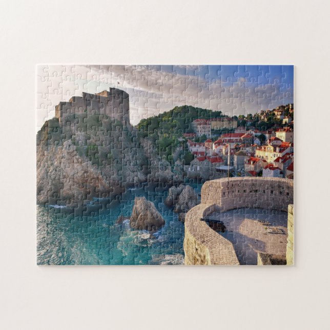 Dubrovnik Forteresse Croatie Jigsaw Puzzle (Horizontal)