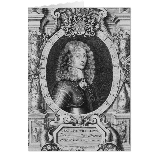 Duc de George William de Brunswick-Luneberg (Devant)