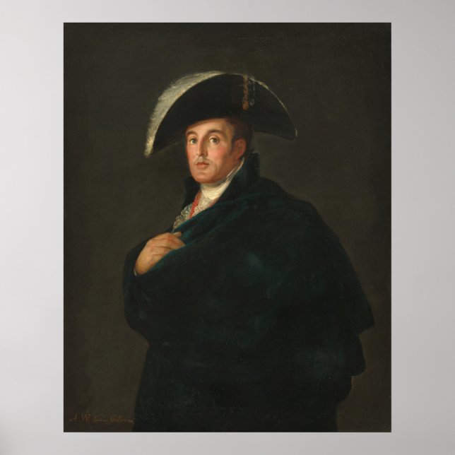 Duc de Wellington, Francisco Goya Affiche d'art Fi (Devant)