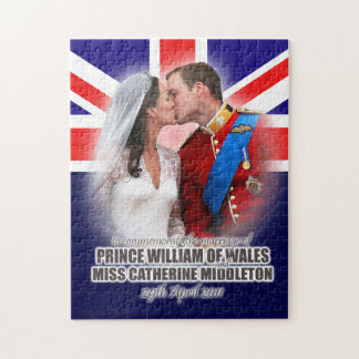 Duc et duchesse de puzzle de mariage de Cambridge