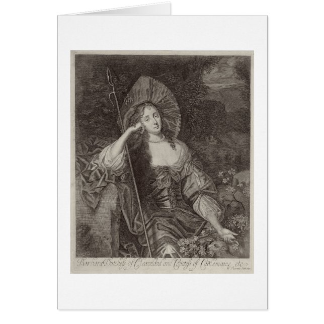 Duchesse de Barbara de Cleaveland (1641-1709) en (Devant)
