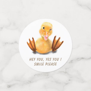 Duck Confetti Smile - Texte Personnalisé