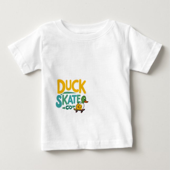 Duck Skate Co. Fun Skateboard Duck T-Shirt (Devant)