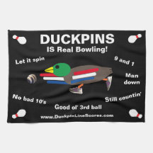 Duckpin IS Real Bowling - Serviette