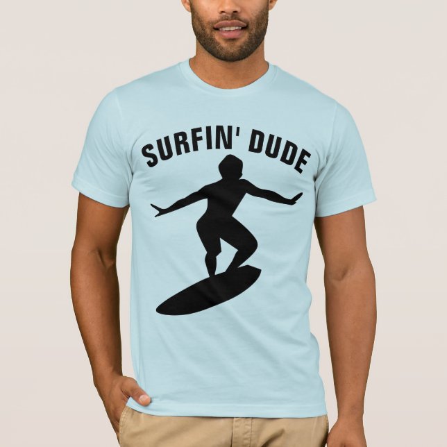 DUDE SURF - T-Shirts SURFER POUR HOMMES (Devant)