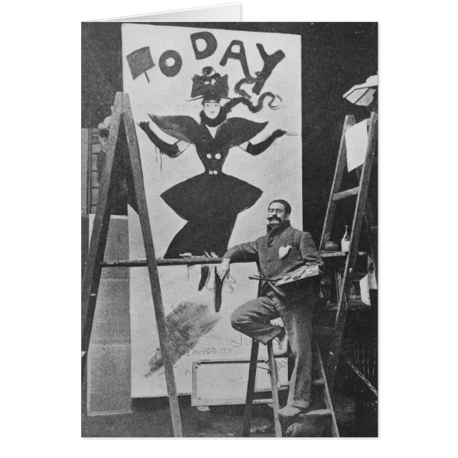 Dudley Hardy peint une affiche (Devant)