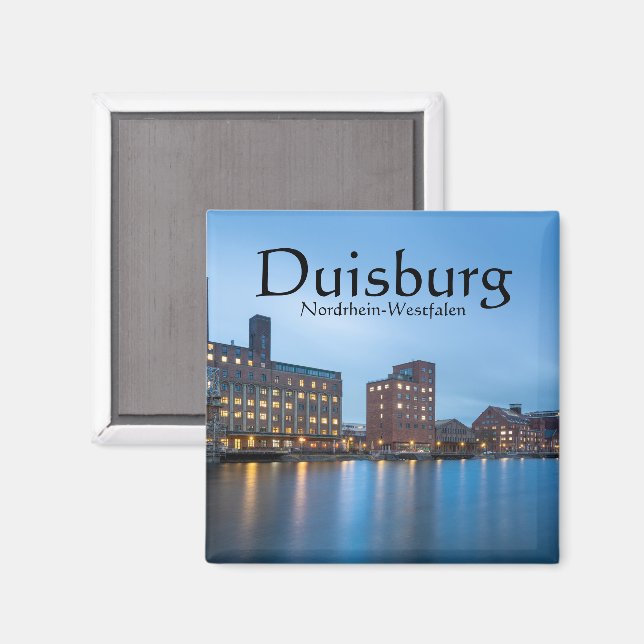 Duisburg Germany Magnet (Recto/Verso)