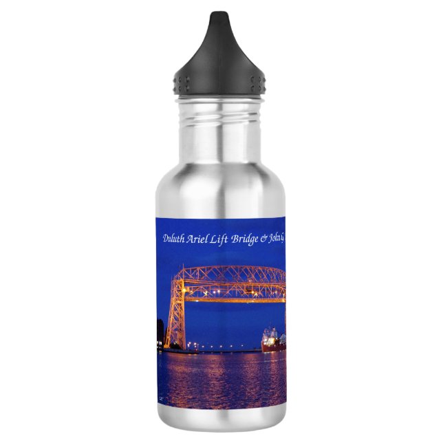 Duluth Aerial Lift Bridge & bouteille John G. Muns (Gauche)