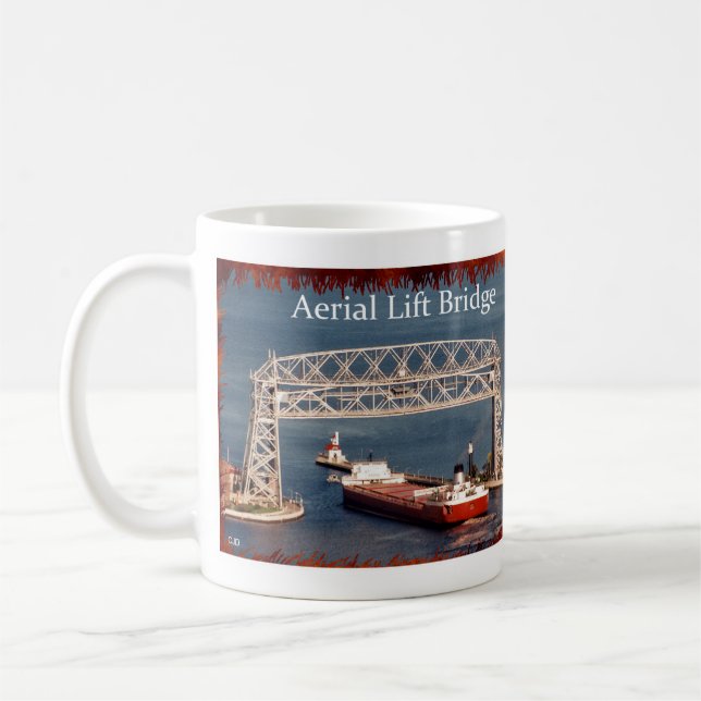 Duluth Aerial Lift Bridge & Roger Blough mug (Gauche)