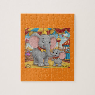 Dumbo et Mme Jumbo Circus Puzzle