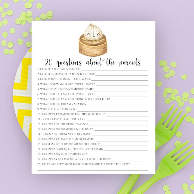 Dumpling - 20 questions sur les parents (Créateur téléchargé)
