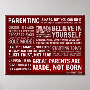 D'un bon le manifeste parent - affiche