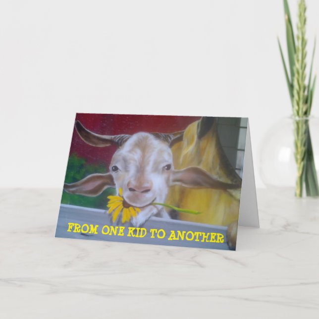 D'UN ENFANT "ADULTE" À UNE AUTRE CARTE D'ANNIVERSA (Devant)