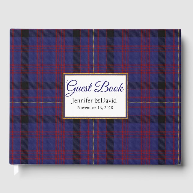 Dundonald Plaid Mariage livre d'or (Recto)