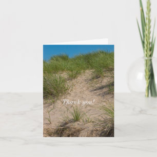 Dune De La Carte de remerciements D'Oats De Mer