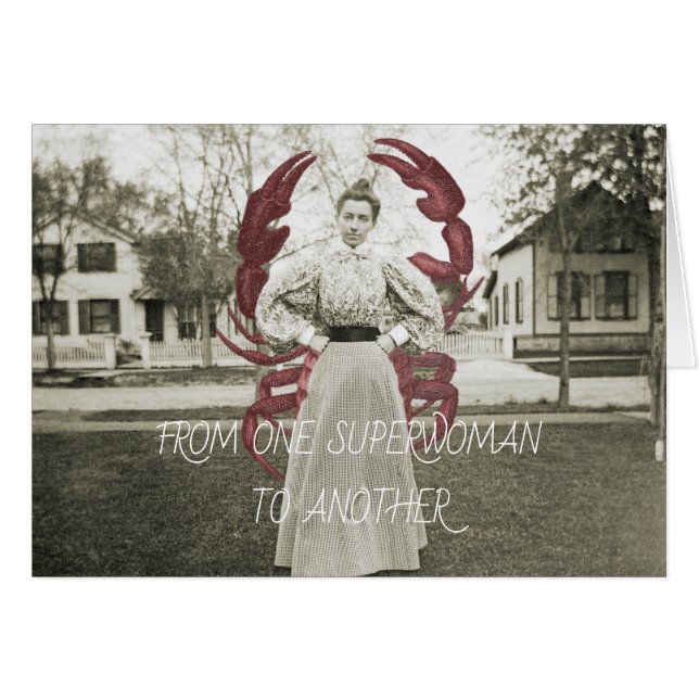 D'UNE SUPERFEMME À UNE AUTRE FEMME DE 1890 (Devant horizontal)