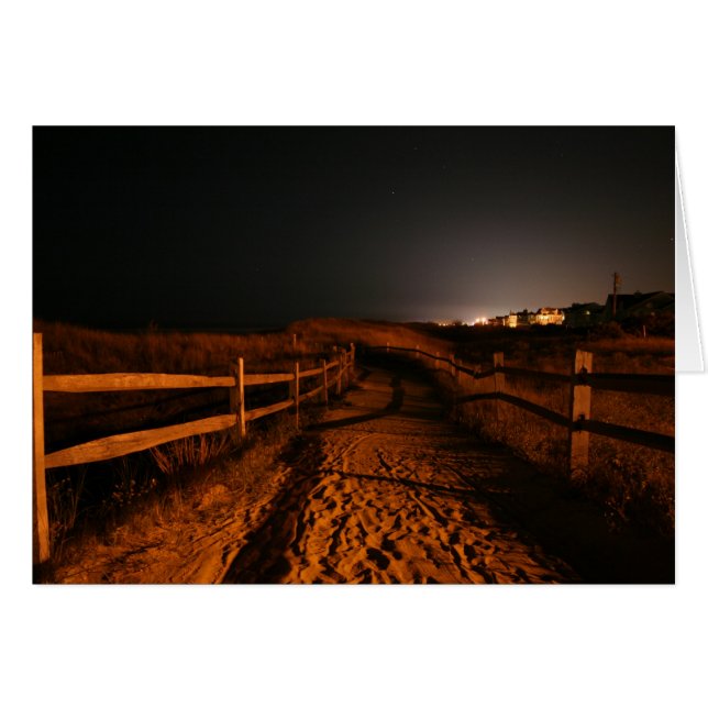 Dunes de nuit, port en pierre (Devant horizontal)