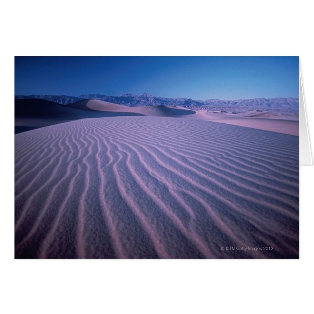 Dunes de sable dans le désert (Devant horizontal)