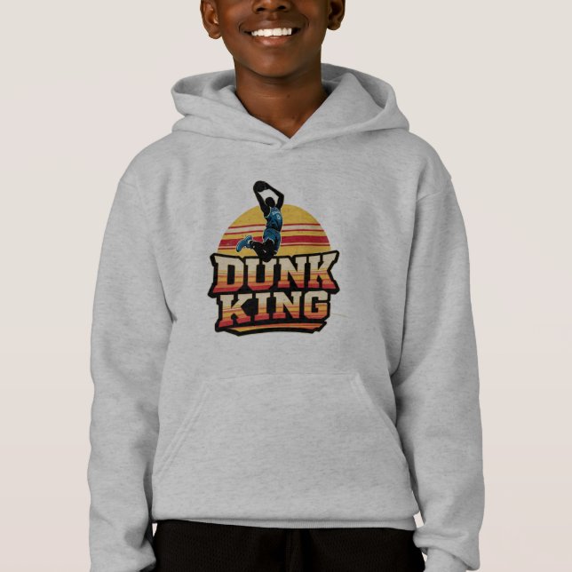 Dunk King Basketball Retro Sunset Design (Devant)