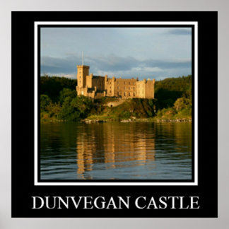 Dunvegan Castle Scotland Poster Art