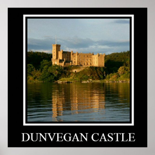 Dunvegan Castle Scotland Poster Art (Devant)