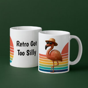Duo de mugs Rétro Flamant & Vibes Idiotes – Maquet