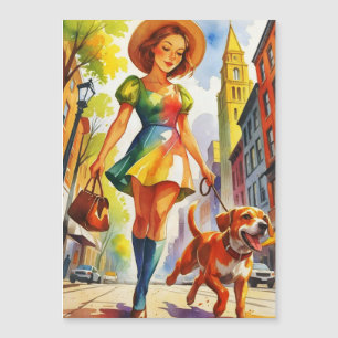 Duo de promenade de chien
