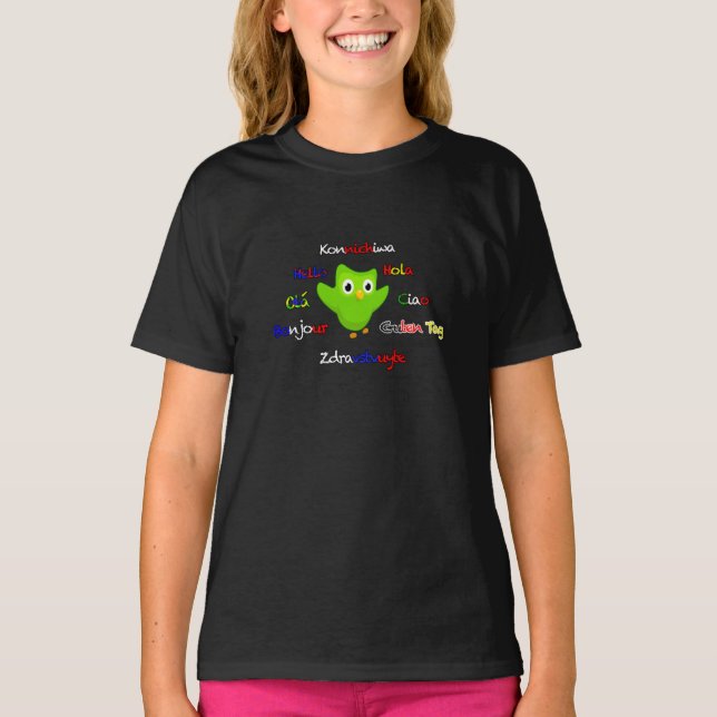 Duolingo Langues Classique T-shirt (Devant)