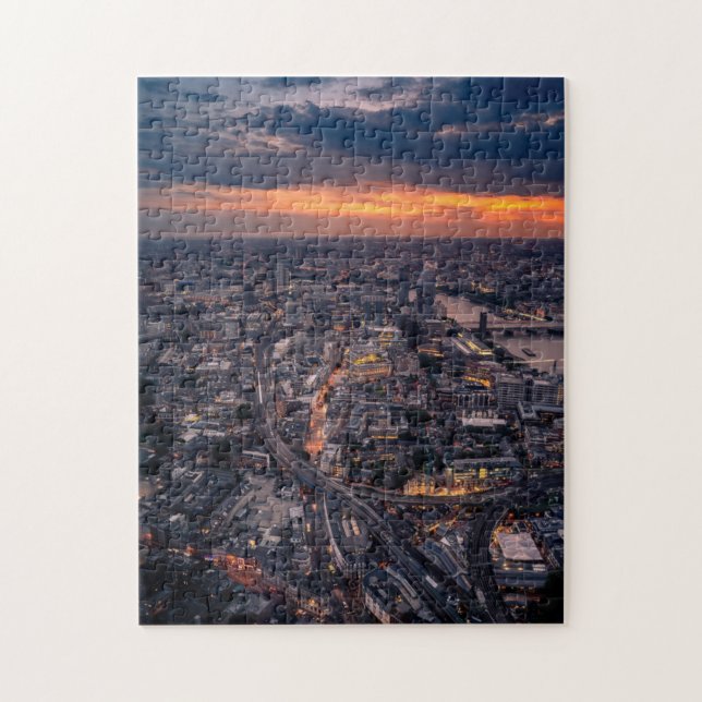 Dusk Pittoresque Puzzles City Art Hard Jigsaw Puzz (Vertical)