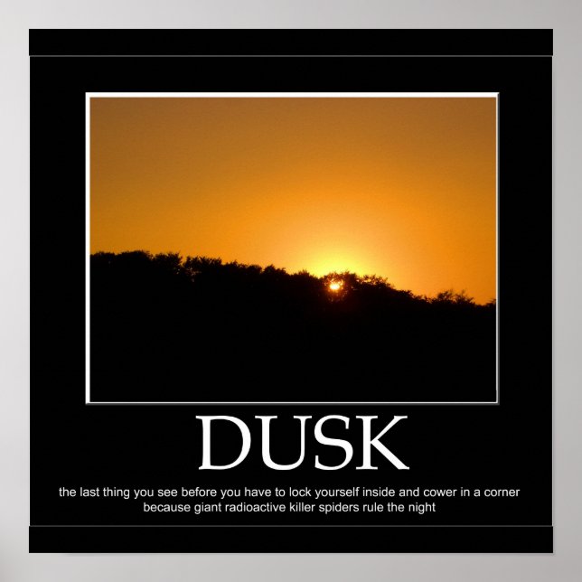 Dusk Poster (Devant)