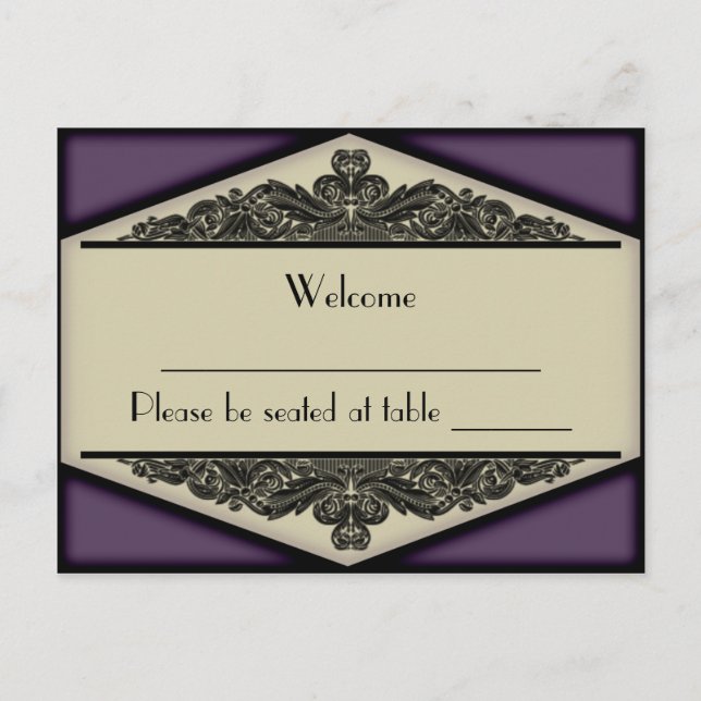 Dusky Purple Vintage, carte postale (Devant)