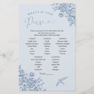 Dusty Blue Chinoiserie nuptiale Ce qui est dans vo