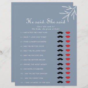 Dusty Blue Il Dit Qu'Elle A Dit Fête des mariées G