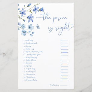 Dusty Blue Le Prix Est Bonne Carte De Jeu
