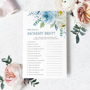 Dusty Blue Rose Qui Connaît Maman Meilleur Jeu