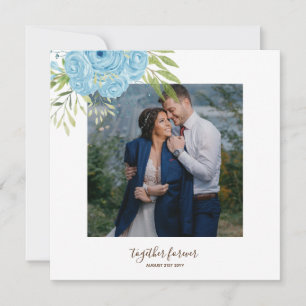 Dusty Blue Roses NewlyWeds Mariage