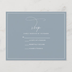 Dusty Blue RSVP