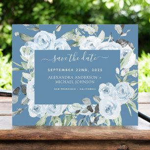 Dusty Blue Sage Green Green Green Save Date